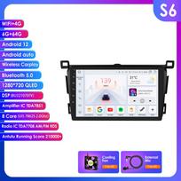 9  4G Carplay 2din Android Car Radio Multimedijos vaizdo grotuvas, skirtas Toyota RAV4 Rav 4 2013 - 2018 Navigation GPS Head Unit SWC DVR OBD2 RDS AM FM BT WIFI S7 8Core 6G 128G