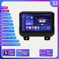 2 din Android Autoradio, skirtas JEEP Wrangler JL 2018 2019 2020 2021 Gladiator Car Radio Multimedijos vaizdo grotuvas GPS Navi Carplay 4G išmanusis ekranas S3 8Core 3G 32G AI