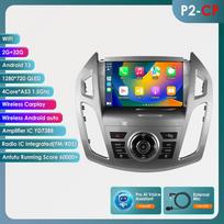 Ossuret 9 colių Carplay 4G 2 DIN Android 13 automobilio radijas Ford Transit Connect 2013 - 2018 m. Ford Tourneo Connect multimedijos vaizdo įrašų GPS išmanusis ekranas P2CP 4Core 2G 32G AI