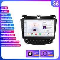 Hizpo Carplay android auto Multimedia For Honda ACCORD 7 2003-2007 Autoradio 7862 car intelligent systems GPS navi Stereo Touch Screen Bluetooth RDS S6 8Core 6G 64G