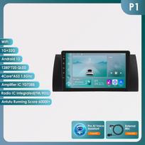 Hizpo For BMW X5 E39 E53 1999-2006 M5 Automobilio radijas Multimedijos vaizdo grotuvas Navigacija GPS Android 13 Stereo WIFI FM AM RDS OBD2 SWC Carplay Grotuvas GPS P1 4Core 1G 32G AI