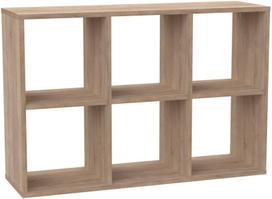 Modulinės atviros lentynos 2x3 SONOMA