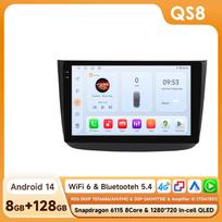 Ossuret Snapdragon Carplay Android for Mercedes Benz Vito 2 Viano W639 2003-2015 Intelligent Screen Video Player Car Radio Multimedia GPS Auto Stereo QS8 8Core 8G 128G