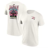 Vyriški marškinėliai Aukštos kokybės Lauko laisvalaikio drabužiai F1 Japonija Vyšnių žiedų grafinis T-shirt Patogūs kvėpuojantys vyriški drabužiai Viršutiniai drabužiai M