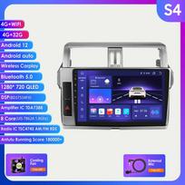 Hizpo 2 Din Carplay 4G-LTE 9 colių, skirtas Toyota Land Cruiser Prado 150 2013–2017 Automobilių radijas Multimedijos Vaizdo grotuvas Navigacija GPS Išmanusis Ekranas DSP S4 8Core 4G 32G