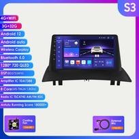 7862 System 2din Android Autoradio, skirtas Renault Megane 2 2002-2009 Automobilių radijo Daugialypės terpės vaizdo grotuvas Sumanus ekranas GPS navigacijos galvutė Carplay 4G S3 8Core 3G 32G