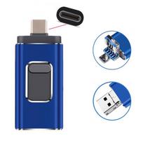 USB laikmena USB-C 128GB atminties laikmena,  Mėlyna