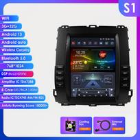 Carplay 4G 9.7 Tesla stiliaus ekranas Android 13 automobilio radijas, skirtas Toyota Land Cruiser Prado 120 2002–2009 Lexus GX470 intelektualaus ekrano daugialypės terpės vaizdo įrašas S1 8Core 3G 32G