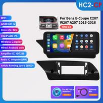 Ossuret 10.25  Android 13 Automobilio radijas 2din Carplay Mercedes Benz W212 E klasės E200 E230 E260 E300 S212 NTG 4.0 4.5 5.0 Išmanusis multimedijos audio HC2 2G 32G AI