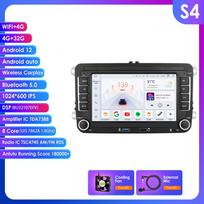 „Ossuret“ 7 colių „Android Auto“ automobilio radijas su GPS stereo sistema, skirtas „VW GOLF“, „PASSAT“, „Polo“, „Fabia“, „Tiguan“, „Jetta“, „Caddy“, „Octavia“, „YEti“, „Superb“, „Fabia Leon“ išmanioji multimedija S4 8Core 4G 32G
