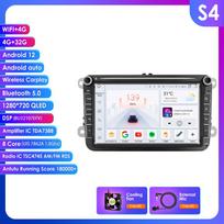 Hizpo 8'' 7862 AI 2din Android automobilio multimedijos grotuvas Mercedes Benz C-Class W203 W209 C180 W219 2004 - 2011 GPS Carplay Auto 4G RDS Išmanusis DVR S4 8Core 4G 32G