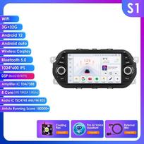 Ossuret Autoradio DSP 7'' 7862 Išmanusis ekranas 2din Android automobilio radijas Multimedia vaizdo grotuvas Fiat Tipo Egea 2015 2016 2017 GPS Carplay 4G RDS S1 8Core 3G 32G AI
