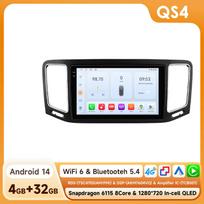 Hizpo Snapdragon automobilio radijo stereosistema su išmaniuoju ekranu Volkswagen VW Sharan SEAT Alhambra 7N 2010-2022, multimedijos grotuvas, GPS, Carplay, 4G WiFi, vaizdo įrašas QS4 8Core 4G 32G