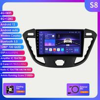 „Hizpo 2din Android Autoradio“, skirtas „Transit Tourneo Custom 2013-2021“ automobilio radijo daugialypės terpės vaizdo grotuvas „GPS Navi“ galvos blokas „Carplay DAB Auto“ 4G RDS FM SWC S8 8Core 8G 128G