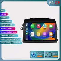 Hizpo 8G+128G galvos blokas skirtas Toyota Sienna 2 XL20 2003-2010 Automobilių radijas Multimedija Vaizdo grotuvas Navigacija Stereo GPS Android Auto Carplay 4G Autoradio HC2CP 4Core 2G 32G AI