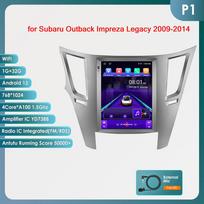Ossuret 9.7  Android 13 Belaidis Carplay Subaru Outback Impreza Legacy 2009-2014 Automobilio Stereo Radijas GPS Išmanusis Medijos Grotuvas 4G BT 2 Din P1 4Core 1G 32G
