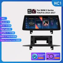 Hizpo 10.25 QLED ekranas 2din Android automobilio radijas Multimedijos vaizdo grotuvas BMW 3 BMW 4 serijai F30 F31 NBT GPS Navi Carplay Auto 4G RDS FM GPS Stereo HC1 1G 32G AI