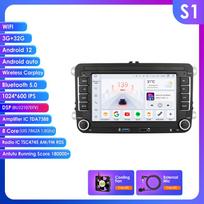 Hizpo 2Din Android automobilio radijas Volkswagen Golf 5 6 Polo Passat B6 B7 CC Skoda Jetta Universaliam Multimedia Carplay Wifi GPS Išmaniajai Navigacijai S1 8Core 3G 32G