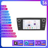 Ossuret Pažangus 7'' 7862 AI 2din Android 13 Automobilio radijas Multimedia Vaizdo grotuvas BMW 3 serijos E90 E91 E92 E93 Navigacija GPS Carplay 4G RDS S6 8Core 6G 64G AI