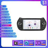 Ossuret Intelligent Carplay 4G RDS 7'' 7862 AI 2din Android 13 Car Radio for Fiat Fiorino /Citroen Nemo / Peugeot Bipper GPS Multimedia Video Player S1 8Core 3G 32G AI