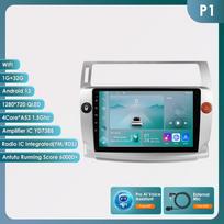 Ossuret Išmanusis automobilio radijas Android Citroen C4 C Triomphe C Quatre 2004-2009 m. Carplay Automobilio stereo sistema Multimedia Vaizdo grotuvas GPS 2din 7862 Garso P1 4Core 1G 32G AI
