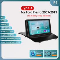 Hizpo 2din Android automobilinis radijas Ford Fiesta 2009 - 2017 automobiliui, multimedijos vaizdo grotuvas, GPS navigacija, pagrindinis įrenginys, CarPlay, 4G, WIFI, išmanusis DVR, DSP P1  AB 4Core 1G 32G AI