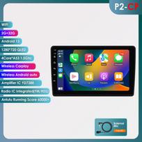 Ossuret 2DIN Android 13 Automobilio radijas Fiat Ducato 2006-2022 Peugeot Boxer Citroen Jumper 2 Multimedia Vaizdo grotuvas Carplay 4G Navigacija Išmanusis RDS GPS P2CP 4Core 2G 32G