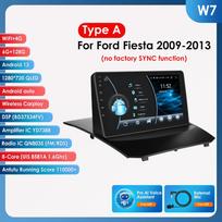 Ossuret 2din Android Autoradio for Ford Fiesta 2009 - 2017 Car Radio Multimedia Video Player GPS Navigation HeadUnit Carplay 4G WIFI Intelligent DVR W7  AB 8Core 6G 128G AI