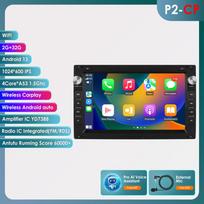 Ossuret Carplay 4G Automobilio radijas AI GPS skirtas VW Golf 4 Passat POLO Transport T5 Multivan Seat Jetta Išmanusis ekranas 8 branduolių DSP Automobilio multimedijos grotuvas P2CP 4Core 2G 32G AI