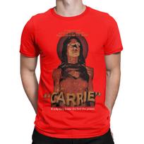 Graphic Printing Carrie Brian De Palm Stephen King Horror  T Shirt For Unisex  Cotton Tee Shirt Short Sleeve Clothing S