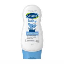 Švelnus vaikiškas prausiklis ir šampūnas (230 ml), Švelnus prausiklis ir šampūnas kūdikio švelniai odai ir plaukams, Cetaphil