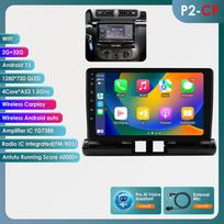 Ossuret 4G Carplay Android Auto Automobilio radijas Citroen C3 Aircross 2017-2023 C4 Aircross Multimedia grotuvas Autoradio GPS Stereo Išmanusis ekranas RDS P2CP  A 4Core 2G 32G AI