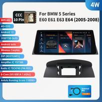 Ossuret 2din Android automobilio radijas Multimedijos vaizdo grotuvas BMW 5 serijai E60 E61 E63 E64 3 serijai E90 E91 E92 E93 Stereo GPS Išmanusis Carplay 4G RDS 4W 4G 32G