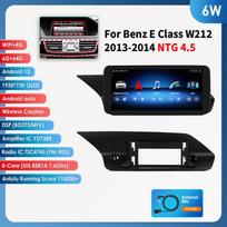 Ossuret 10.25  Android 13 Automobilio radijas 2din Išmanusis Carplay Mercedes Benz W212 E-Class E200 E230 E260 E300 S212 NTG 4.0 4.5 5.0 Multimedija Audio 6W 6G 64G