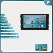 Ossuret 360 Camera Carplay 4G 2din Android Car Radio For VW MQB Polo Plus T-Cross Zoals T-Kruis T-Roc Tharu Sagitar Intelligent Autoradio GPS Stereo P1 4Core 1G 32G