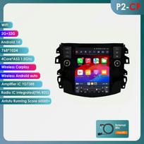 „Ossuret 9.7“ ekranas su „Carplay“ ir „Android“ programėle, skirtas „Nissan Navara 2016–2022 NP300“, „WiFi“ automobilio multimedijos grotuvui, išmaniajam ekranui, vaizdo navigacijai, radijui, GPS ir kt. P2CP 4Core 2G 32G