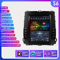 Carplay 4G 9.7 Tesla stiliaus ekranas Android 13 automobilio radijas, skirtas Toyota Land Cruiser Prado 120 2002–2009 Lexus GX470 intelektualaus ekrano daugialypės terpės vaizdo įrašas S6 8Core 6G 64G AI