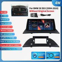 Hizpo 10.25  Automobilio multimedijos grotuvas GPS navigacija Palaiko DSP Carplay Android Auto BMW X3 E83 (2004–2010 m) Be originalaus ekrano DVR kamera RDS FM 4W 4G 32G AI