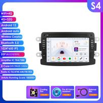 Hizpo Išmanusis RDS 7862 2din Android Automobilinis Radijas Dacia Logan Dokker Duster Sandero Lodgy Renault Captur Symbor Duster Lada Xray 2 Multimedia GPS S4 8Core 4G 32G AI