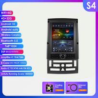 Ossuret 9.7 AI Belaidis CarPlay Android Auto Automobilio Radijas Išmanusis Ekranas Peugeot 407 SW CC 2004-2011 Stereo Multimedijos GPS Galvos Vieneto Ekranas WIFI S4 8Core 4G 32G