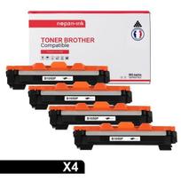 NOPAN-INK Toner x4 TN 1050 TN1050 Black compatible for Brother HL-1110 1110E 1110R 1112 1112E 1112R 1210W 1212W, MFC-1810 1810E 1810