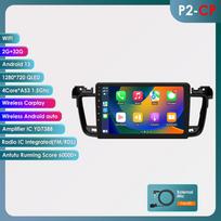 Ossuret 2din Android automobilio radijas Peugeot 508 508SW 2011 - 2018 m. Automobilio radijas Multimedia vaizdo grotuvas GPS navigacija Pagrindinis įrenginys Carplay 4G RDS išmanusis DVR P2CP 4Core 2G 32G