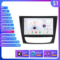 Hizpo Android 13 4G 64G Car GPS Multimedia Player Gps For 2001 2002-2010 Mercedes Benz E-Class W211/CLS W219/CLK W209/G-Class W463 Intelligent Screen P3CP 4Core 2G 64G AI