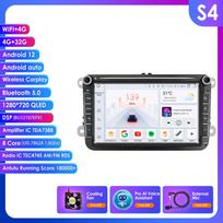 Hizpo 8'' 7862 AI 2din Android automobilio multimedijos grotuvas Mercedes Benz C-Class W203 W209 C180 W219 2004 - 2011 GPS Carplay Auto 4G RDS Išmanusis DVR S4 8Core 4G 32G AI
