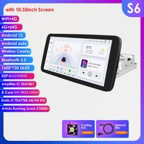 10,33 colio Hizpo automobilinis radijas 360° pasukamas 1din Carplay S6 8Core 6G 64G