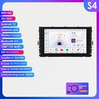 Ossuret 360 Camera Carplay 4G 2din Android Car Radio For VW MQB Polo Plus T-Cross Zoals T-Kruis T-Roc Tharu Sagitar Intelligent Autoradio GPS Stereo S4 8Core 4G 32G