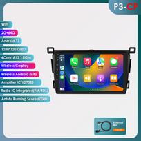 9  4G Carplay 2din Android Car Radio Multimedijos vaizdo grotuvas, skirtas Toyota RAV4 Rav 4 2013 - 2018 Navigation GPS Head Unit SWC DVR OBD2 RDS AM FM BT WIFI XL 4Core 2G 32G
