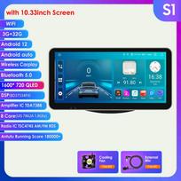 8+128G Carplay Android Car AutoRadio, skirtas Toyota RAV4 Rav 4 2006 2007 2008 2010 2011 2012 2D radijo daugialypės terpės grotuvas GPS stereo išmanusis ekranas S1 8Core 3G 32G