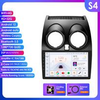Ossuret Android 14 Išmanusis Automobilio Radijas 2din Carplay Skirtas Nissan Qashqai J10 2006 2007 2008 2009 2010-2013 Multimedijos Grotuvas Gps Navigacija Stereo Ekranas S4 8Core 4G 32G