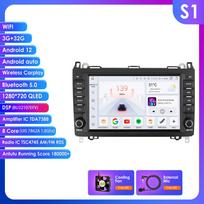DSP Carplay 4G-LTE 8'' Android 12 automobilių radijo daugialypės terpės grotuvas, skirtas Mercedes Benz W169 W245 B200 W906 Sprinter W639 Vito Intelligent Screen Autoradio S3 8Core 3G 32G